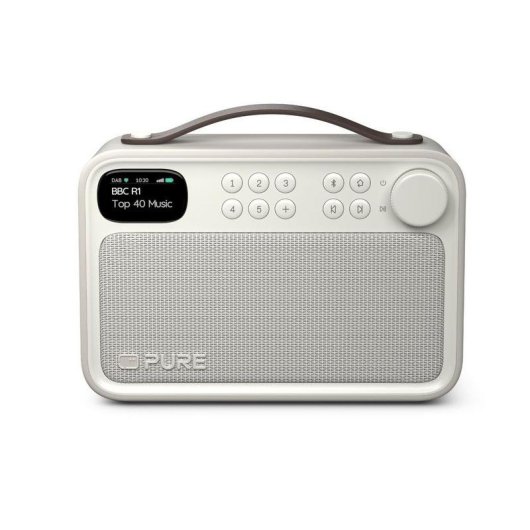 Radio Portátil Pure Bloom DAB+/FM Bluetooth 5.4 10W 1.47" Blanco