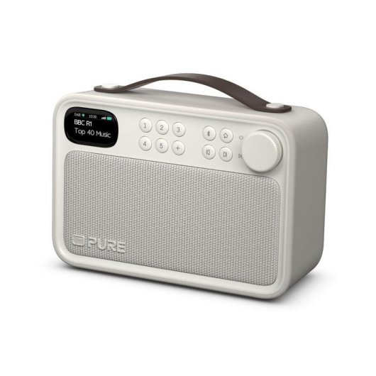 Radio Portátil Pure Bloom DAB+/FM Bluetooth 5.4 10W 1.47" Blanco