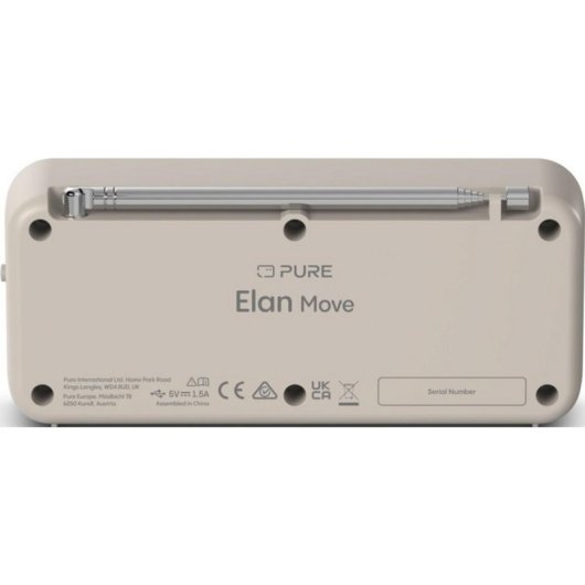 Radio PURE Elan Move Portatile DAB+ FM Bluetooth 1,5 W LCD