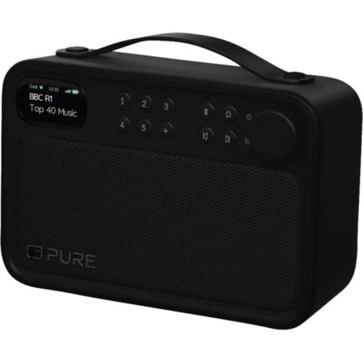 Radio portátil PURE Bloom DAB+/FM Bluetooth 10 W IPX5 Negro