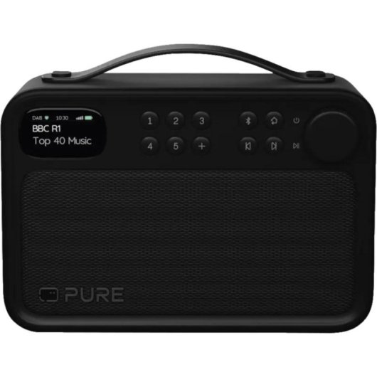 Radio portátil PURE Bloom DAB+/FM Bluetooth 10 W IPX5 Negro