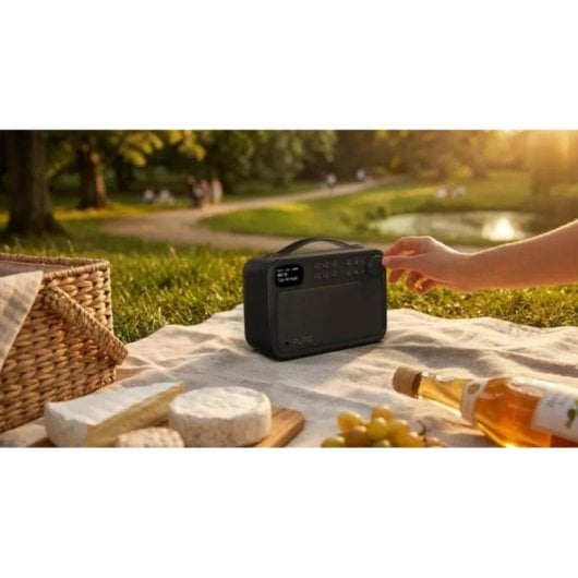Radio portátil PURE Bloom DAB+/FM Bluetooth 10 W IPX5 Negro