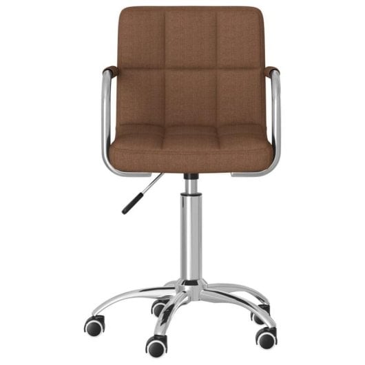 Chaise de bureau VidaxL reglage hauteur gaz Marron