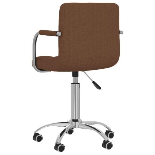 Chaise de bureau VidaxL reglage hauteur gaz Marron
