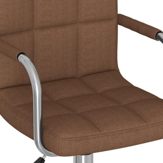 Chaise de bureau VidaxL reglage hauteur gaz Marron