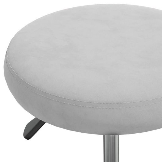 Siege de Bureau VidaXL 333174 Gris Velours Acier