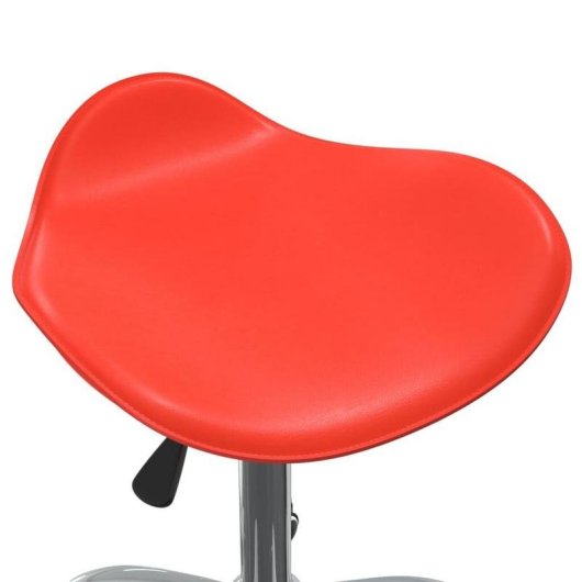 Silla de oficina VidaXL 3088557 roja regulable giratoria