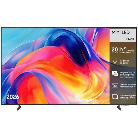 TV Samsung Mini LED UE50M72HAUXXH 50" 4K UltraHD 50Hz Smart TV Tizen HDR10+