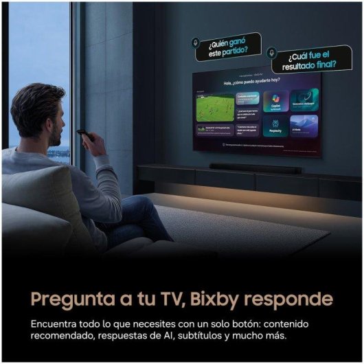 TV Samsung Mini LED UE50M72HAUXXH 50" 4K UltraHD 50Hz Smart TV Tizen HDR10+