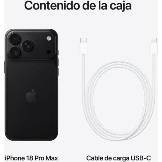 Apple iPhone 18 Pro Max 2 TB Negro