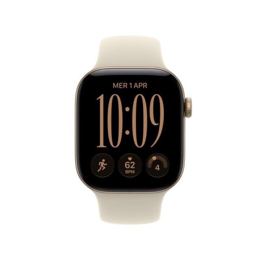 Apple Watch Series 12 GPS 42mm Caja de Aluminio Dorado Claro con Correa Deportiva Arena S/M