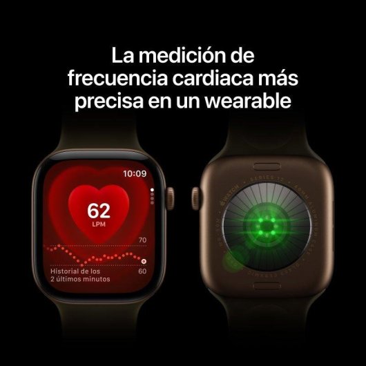 Apple Watch Series 12 GPS 42mm Caja de Aluminio Dorado Claro con Correa Deportiva Arena S/M