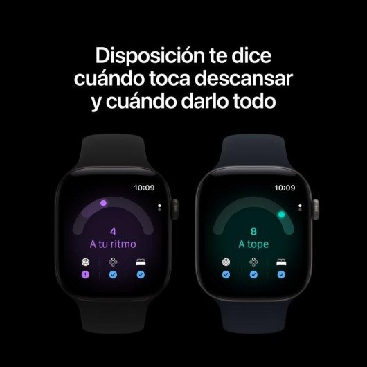Apple Watch Series 12 GPS 42mm Caja de Aluminio Dorado Claro con Correa Deportiva Arena S/M