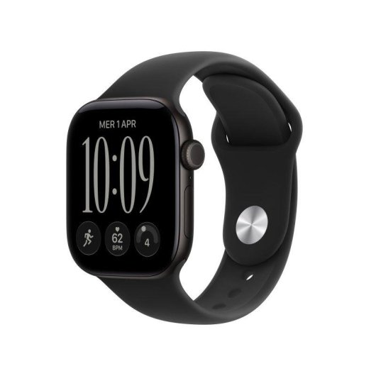 Apple Watch Series 12 GPS + Cellular 42mm Alumínio Preto com Bracelete Desportiva S/M
