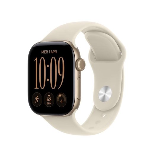 Apple Watch Series 12 GPS + Cellular 42mm Caja de Aluminio Dorada con Correa Deportiva Arena S/M