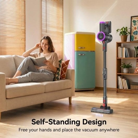 Prasky draadloze stofzuiger 550 W 65 kPa 50 min HEPA