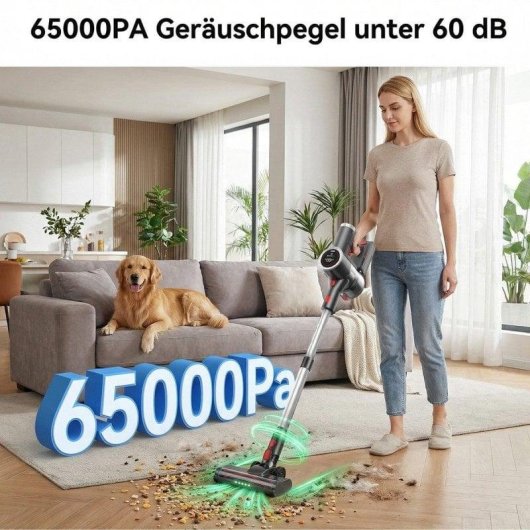 Snoerloze steel- en kruimelzuiger Prasky 550 W 50 min 65 kPa HEPA-filter