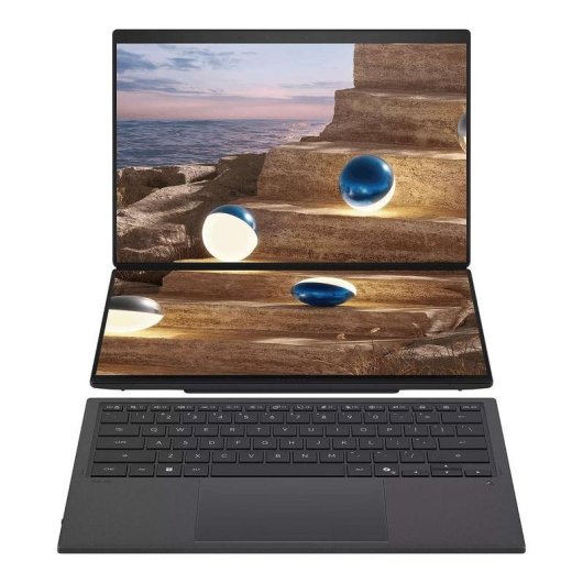 Ordinateur portable ASUS Zenbook Duo UX8407AA 14 pouces 32 Go Intel Core Ultra 9 386H 1 To SSD Graphiques Intel Windows 11 Pro double écran
