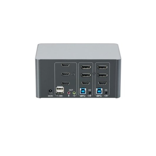 Commutateur KVM Digitus DS-12863 Triple Écran 4K HDMI USB