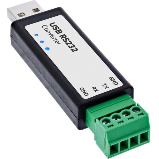 Convertisseur USB InLine 33307A RS-232 avec chipset FTDI FT232RNL