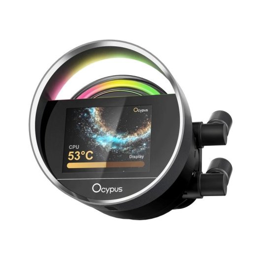 Refrigeración líquida Ocypus Sigma L24 ARGB 240 mm LED 2 ventiladores pantalla integrada
