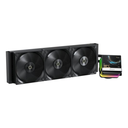 Flüssigkeitskühlung Ocypus Sigma L36 PRO 397mm 3 Lüfter LED Mehrfarbig