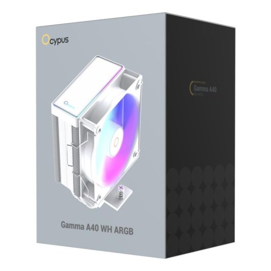 Refrigeration Air Ocypus Socket AM4 AM5 100 mm Gamma A40 ARGB Blanc
