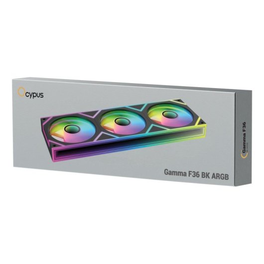 Ventilateur supplémentaire Ocypus Gamma F36 ARGB 120mm 1700RPM avec éclairage tri-zone