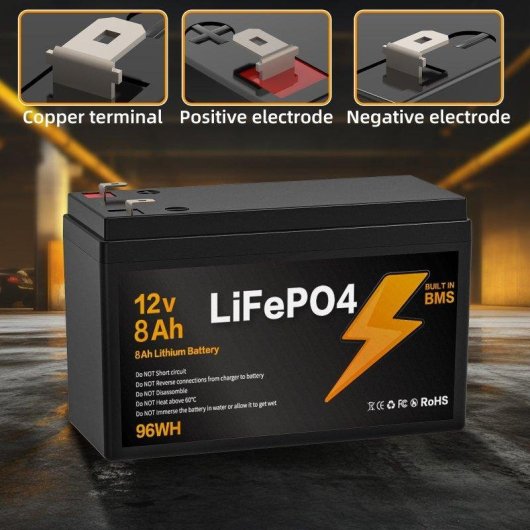 Estación de Energía Blossom 96Wh 12V LiFePO4 IP67 BMS