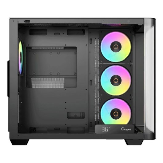 Case PC Ocypus Iota C70 Curve ARGB Midi Tower Nera