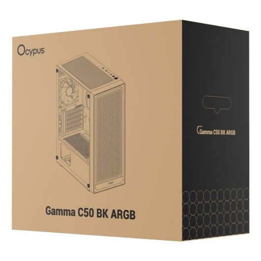 Boitier PC Ocypus Gamma C50 ARGB Mini Tower Noir