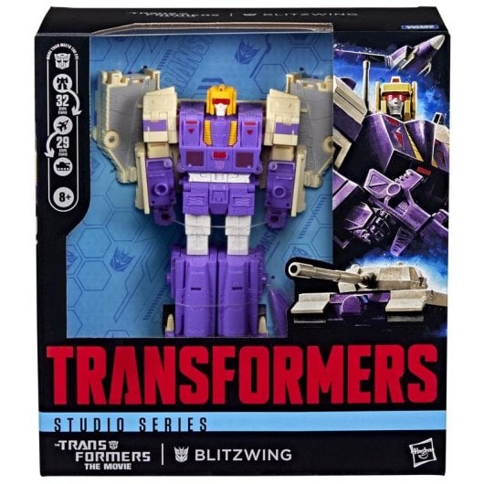 Figura Hasbro Transformers Studio Series Blitzwing Leader Class Conversión Triple