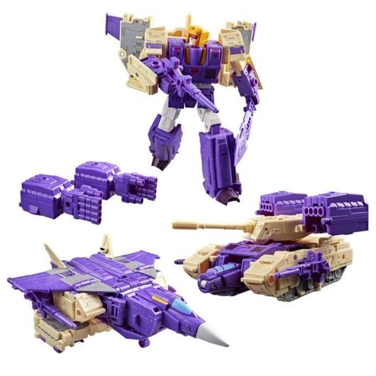 Figura Hasbro Transformers Studio Series Blitzwing Leader Class Conversión Triple