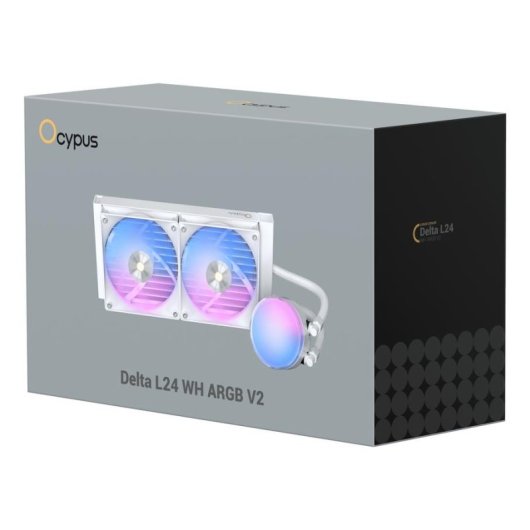 Refrigeración líquida Ocypus Delta L24 ARGB V2 240mm 2 ventiladores LED