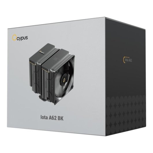 Refrigeración aire Ocypus Socket AM4 AM5 120 mm Iota A62 doble ventilador negro