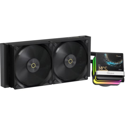 Refrigeração Líquida Ocypus Sigma L24 PRO 240mm 2 Ventoinhas LED Multicor