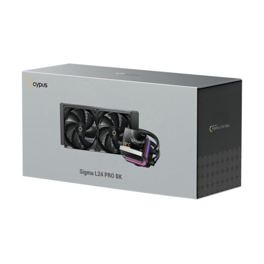 Refrigeração Líquida Ocypus Sigma L24 PRO 240mm 2 Ventoinhas LED Multicor