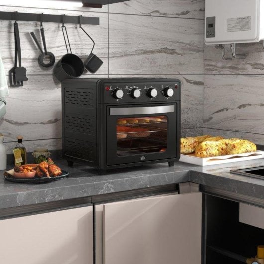 Horno Sobremesa Blossom 30L 43x39x39cm AirFryer Negro
