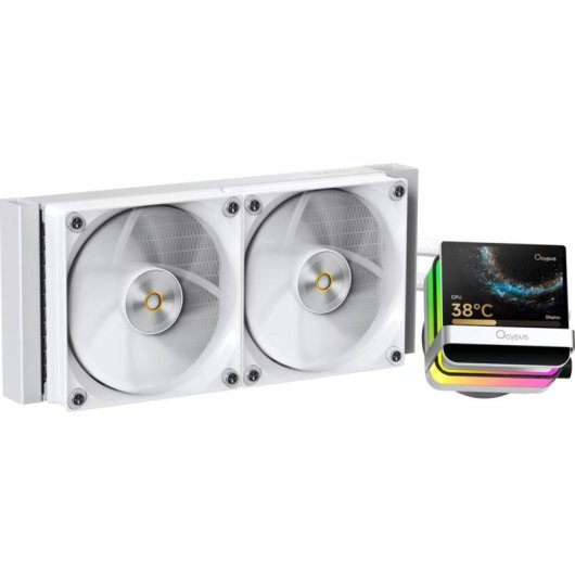 Refrigeração Líquida Ocypus Sigma L24 PRO 240 mm 2 Ventoinhas LED Multicor