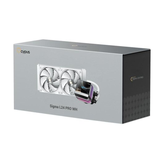 Refrigeração Líquida Ocypus Sigma L24 PRO 240 mm 2 Ventoinhas LED Multicor