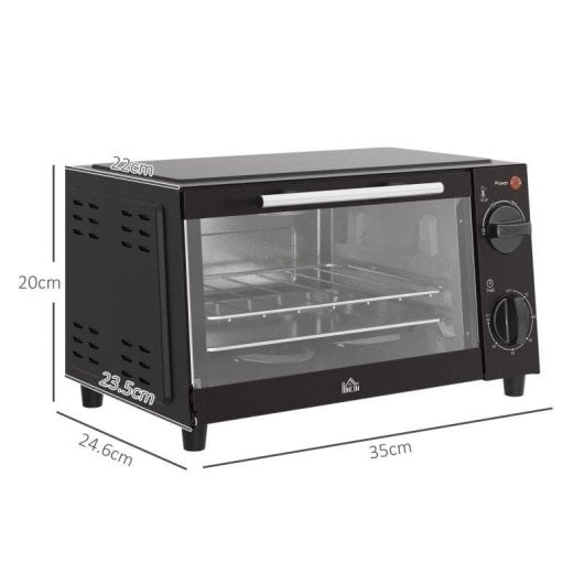 Horno Sobremesa Blossom Mini 9L 35cm 750W Temporizador Negro