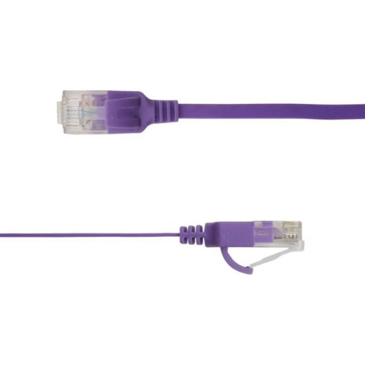 Cable de red plano LinkIT Cat6a 2 m Púrpura