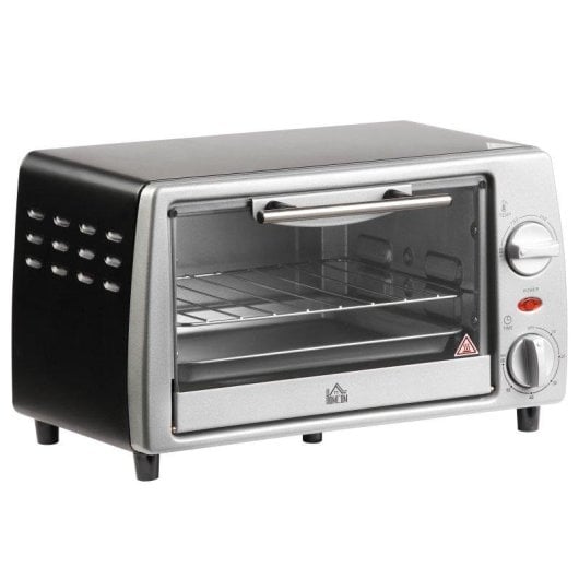 Horno Sobremesa Blossom 10L 36,5cm Grill Plata y Negro