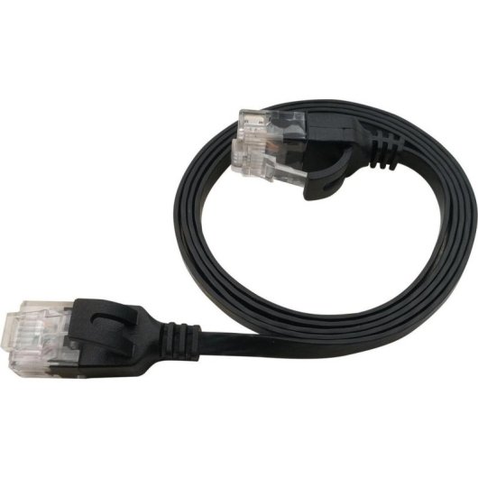 Cable de red LinkIT UTP Flat Cat6a 4,5 m Negro