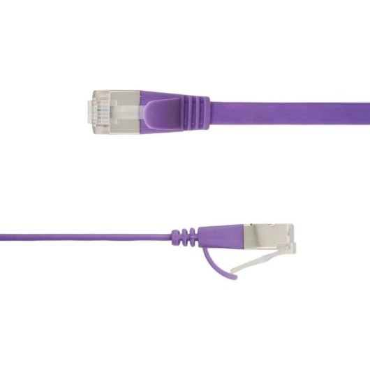 Cable de red LinkIT STP-FL6A 0,75m Cat6a U/FTP Púrpura