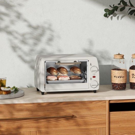 Horno Sobremesa Blossom Mini 10L 36,5cm 750W 230ºC Crema