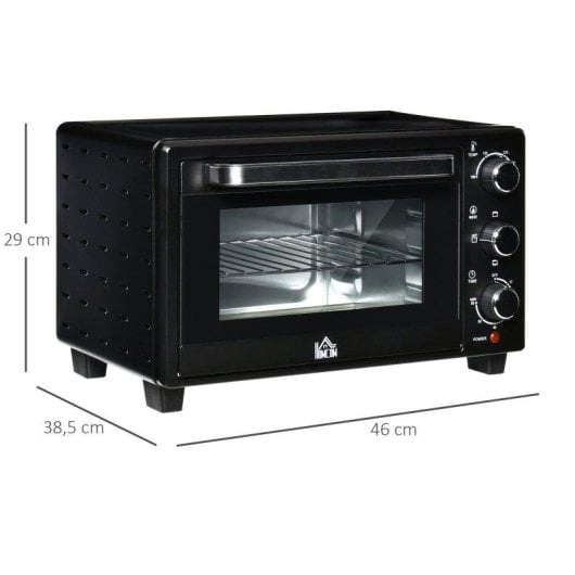 Horno Sobremesa Blossom 21L 46cm 1400W 3 Modos Negro