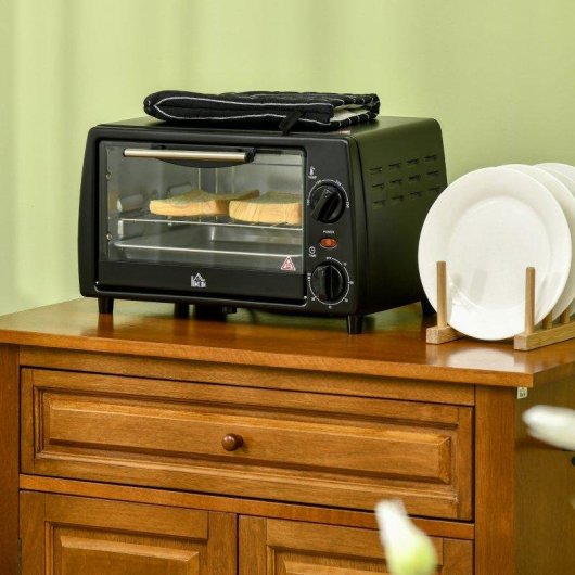Horno Sobremesa Blossom 10L 36,5cm 750W 230ºC Temporizador Negro