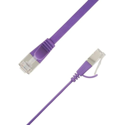 Cable de red LinkIT Cat6a U/FTP Plano 4,5 m Púrpura