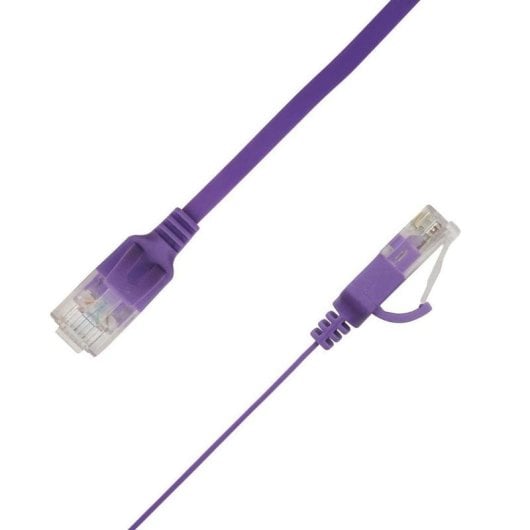 Cable de red LinkIT Cat6a UTP plano 2,5 m Púrpura